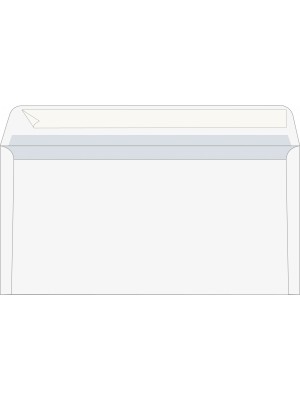 Brunnen Briefumschlag DL weiß