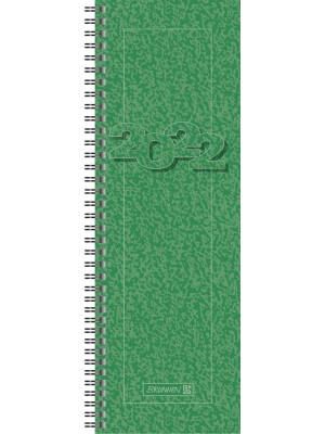 Brunnen Tischkalender Vormerkbuch Modell 782 Karton-Umschlag grün 10-782 01 502