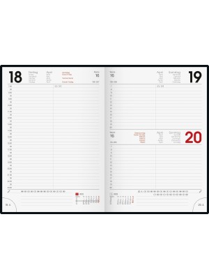 Brunnen Buchkalender Grafik-Einband Flowers 10-795 15 012