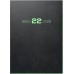 Brunnen Buchkalender PU-Einband flexibel schwarz mit Neonkante grün 10-796 34 902