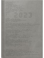 rido/idé Buchkalender Modell futura 2 Kunstleder-Einband Trend Pixel grau 70-21 024 023