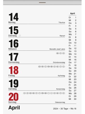 Brunnen Wochen-Abreißkalender Nr. 25  10-703 25 005