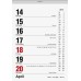 Brunnen Wochen-Abreißkalender Nr. 25  10-703 25 005