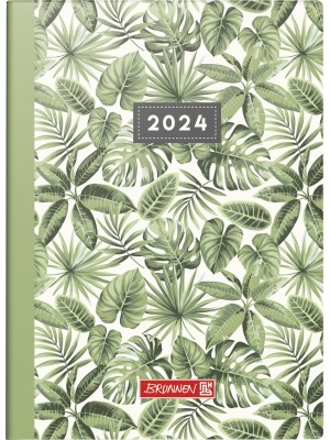 Brunnen Wochenkalender Modell 731 Grafik-Einband Jungle Leaves 10-731 15 014