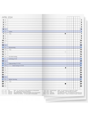 Brunnen Monats-Ersatzkalendarium Modell 740 10-740 00 004