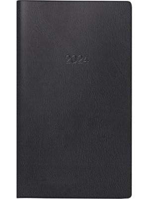 Brunnen Taschenkalender Modell 746 Kunststoff-Einband schwarz 10-746 28 904