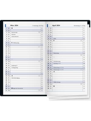 Brunnen Taschenkalender Modell 748 Kunststoff-Einband 10-748 15 954