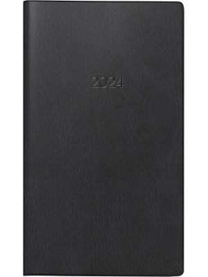 Brunnen Taschenkalender Modell 750 Kunststoff-Einband schwarz 10-750 28 904