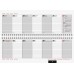 Brunnen Tischkalender Karton-Einband weiß 10-772 01 004