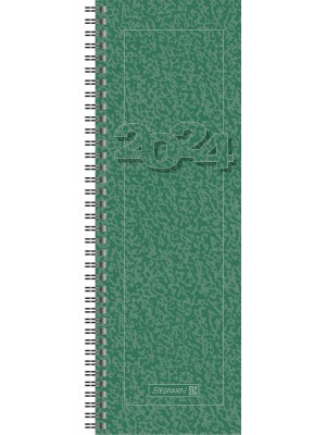 Brunnen Wochenkalender  Vormerkbuch Modell 782 Karton-Umschlag grün 10-782 01 504