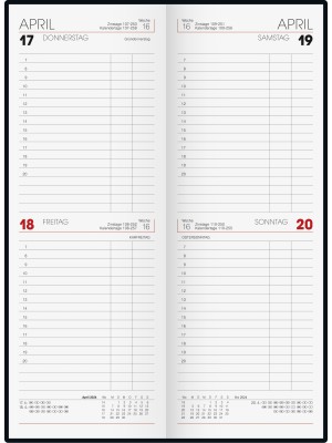 Brunnen Vormerkbuch Deckenband blau 10-784 02 304