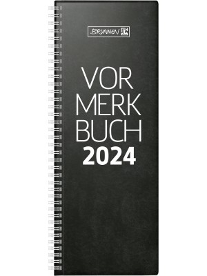 Brunnen Wochenkalender Kunststoff-Einband mit Hartfolie verstärkt schwarz 10-784 22 904