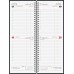 Brunnen Wochenkalender Kunststoff-Einband mit Hartfolie verstärkt schwarz 10-784 22 904