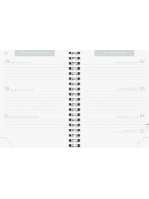 Brunnen Schülerkalender A6 Papier-Einband Hardcover Bloom 
