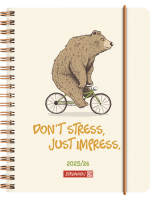 Brunnen Schülerkalender A6 PP-Einband Softcover Bear 