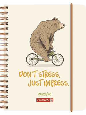 Brunnen Schülerkalender A6 PP-Einband Softcover Bear 