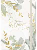 Brunnen Schülerkalender A5 Textil-Einband Hardcover Bloom