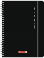 Brunnen Schülerkalender A5 PP-Einband Softcover Plain Black