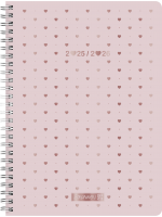 Brunnen Schülerkalender A5 PP-Einband Softcover Pretty Pink