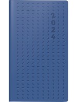 rido/idé Taschenkalender Modell Taschenplaner int. Kunstleder-Einband Flow blau 70-16 915 014