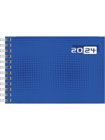 rido/idé Taschenkalender Modell Septimus Grafik-Einband blau 70-17 107 024