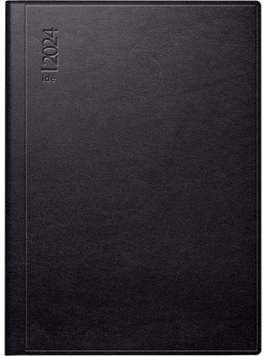 rido/idé Taschenkalender Modell perfect/Technik I Kunstleder-Einband Gratello schwarz 70-18 104 904