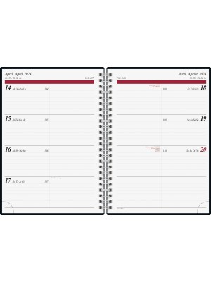 rido/idé Buchkalender Modell Timing I PP-Einband Confetti  70-21 804 014