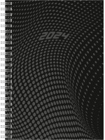 rido/idé Buchkalender Modell Timing I PP-Einband schwarz  70-21 804 904