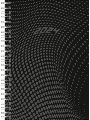 rido/idé Buchkalender Modell Timing I PP-Einband schwarz  70-21 804 904