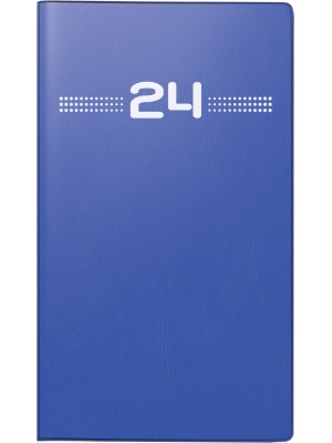 rido/idé Taschenkalender Modell Miniplaner d 15 Kunststoff-Einband blau 70-45 472 054