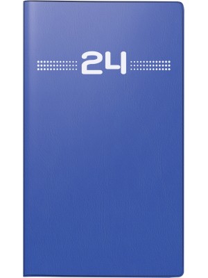 rido/idé Taschenkalender Modell Miniplaner d 15 Kunststoff-Einband blau 70-45 472 055