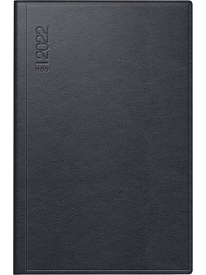 rido/idé Taschenkalender Modell partner/Industrie I Leder-Einband schwarz 70-16 168 902
