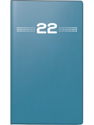rido/idé Taschenkalender Modell Miniplaner d 15 Kunststoff-Einband petrol 70-45 472 042