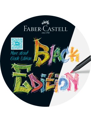 Faber-Castell Black Edition Buntstifte 12er Kartonetui