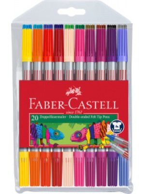 Faber-Castell Doppelfasermaler 20er