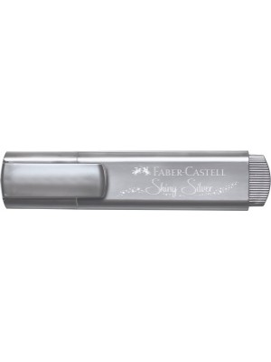 Faber-Castell Textmarker 46 Metallic glamerous shiny silver