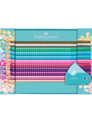 Faber-Castell Sparkle Buntstifte im Metalletui 20er