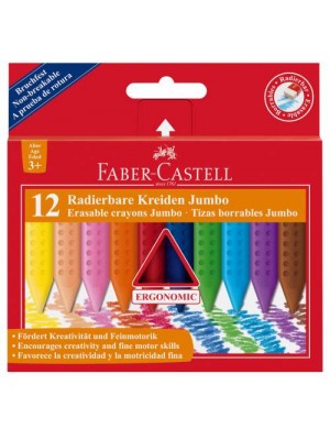 Faber-Castell Grip Radierbare Kreiden Jumbo
