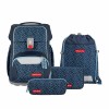 Step by Step Basis Schulranzen-Set 4tlg Blue Lines
