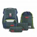 Step by Step Basis Schulranzen-Set 4tlg Green Geometric