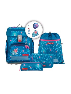 Step by Step Cloud Schulranzen-Set 5tlg Mermaid Lola