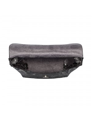 Tom Tailor Denim Flapbag Ida Snake schwarz