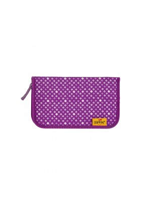 DerDieDas Schulranzen-Set ErgoFlex Purple Dots 5-teilig