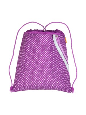 DerDieDas Schulranzen-Set ErgoFlex Purple Dots 5-teilig