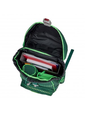 DerDieDas Schulranzen-Set ErgoFlex Soccer Green 5-teilig