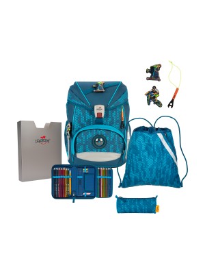 DerDieDas Schulranzen-Set ErgoFlex Trend Sport 5-teilig